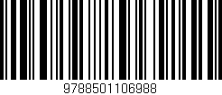 Código de barras (EAN, GTIN, SKU, ISBN): '9788501106988'