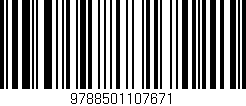Código de barras (EAN, GTIN, SKU, ISBN): '9788501107671'