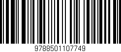 Código de barras (EAN, GTIN, SKU, ISBN): '9788501107749'