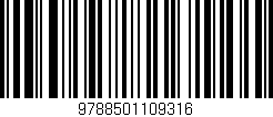 Código de barras (EAN, GTIN, SKU, ISBN): '9788501109316'