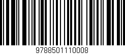 Código de barras (EAN, GTIN, SKU, ISBN): '9788501110008'