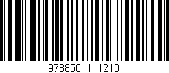 Código de barras (EAN, GTIN, SKU, ISBN): '9788501111210'