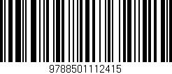 Código de barras (EAN, GTIN, SKU, ISBN): '9788501112415'