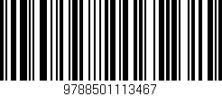 Código de barras (EAN, GTIN, SKU, ISBN): '9788501113467'