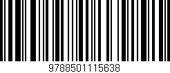 Código de barras (EAN, GTIN, SKU, ISBN): '9788501115638'