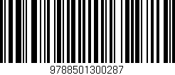 Código de barras (EAN, GTIN, SKU, ISBN): '9788501300287'