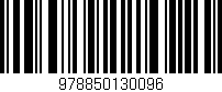 Código de barras (EAN, GTIN, SKU, ISBN): '978850130096'