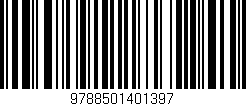 Código de barras (EAN, GTIN, SKU, ISBN): '9788501401397'