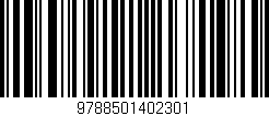 Código de barras (EAN, GTIN, SKU, ISBN): '9788501402301'
