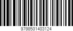 Código de barras (EAN, GTIN, SKU, ISBN): '9788501403124'