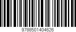 Código de barras (EAN, GTIN, SKU, ISBN): '9788501404626'
