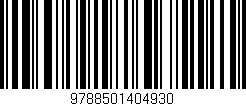 Código de barras (EAN, GTIN, SKU, ISBN): '9788501404930'