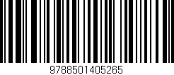 Código de barras (EAN, GTIN, SKU, ISBN): '9788501405265'