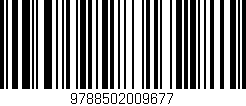 Código de barras (EAN, GTIN, SKU, ISBN): '9788502009677'