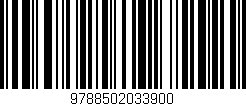 Código de barras (EAN, GTIN, SKU, ISBN): '9788502033900'