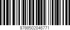 Código de barras (EAN, GTIN, SKU, ISBN): '9788502046771'
