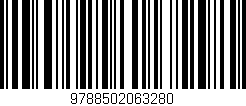 Código de barras (EAN, GTIN, SKU, ISBN): '9788502063280'
