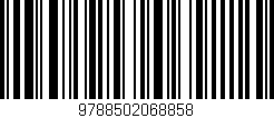 Código de barras (EAN, GTIN, SKU, ISBN): '9788502068858'