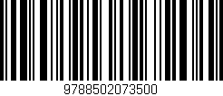 Código de barras (EAN, GTIN, SKU, ISBN): '9788502073500'