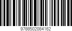 Código de barras (EAN, GTIN, SKU, ISBN): '9788502084162'