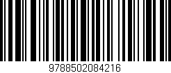 Código de barras (EAN, GTIN, SKU, ISBN): '9788502084216'