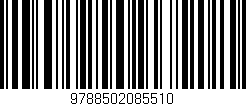 Código de barras (EAN, GTIN, SKU, ISBN): '9788502085510'