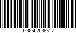 Código de barras (EAN, GTIN, SKU, ISBN): '9788502086517'