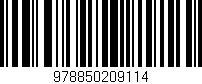 Código de barras (EAN, GTIN, SKU, ISBN): '978850209114'
