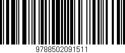 Código de barras (EAN, GTIN, SKU, ISBN): '9788502091511'