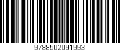 Código de barras (EAN, GTIN, SKU, ISBN): '9788502091993'