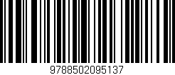 Código de barras (EAN, GTIN, SKU, ISBN): '9788502095137'