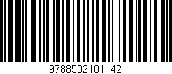 Código de barras (EAN, GTIN, SKU, ISBN): '9788502101142'