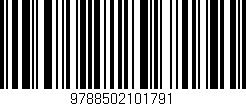 Código de barras (EAN, GTIN, SKU, ISBN): '9788502101791'