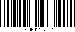 Código de barras (EAN, GTIN, SKU, ISBN): '9788502107977'
