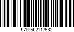 Código de barras (EAN, GTIN, SKU, ISBN): '9788502117563'