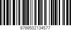 Código de barras (EAN, GTIN, SKU, ISBN): '9788502134577'