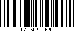 Código de barras (EAN, GTIN, SKU, ISBN): '9788502138520'