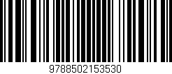 Código de barras (EAN, GTIN, SKU, ISBN): '9788502153530'