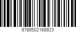 Código de barras (EAN, GTIN, SKU, ISBN): '9788502168923'