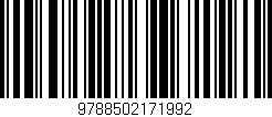 Código de barras (EAN, GTIN, SKU, ISBN): '9788502171992'