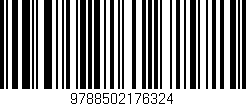 Código de barras (EAN, GTIN, SKU, ISBN): '9788502176324'