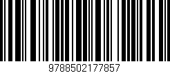 Código de barras (EAN, GTIN, SKU, ISBN): '9788502177857'