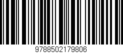 Código de barras (EAN, GTIN, SKU, ISBN): '9788502179806'