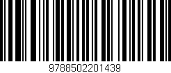 Código de barras (EAN, GTIN, SKU, ISBN): '9788502201439'