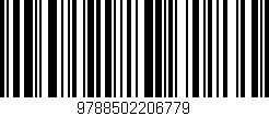 Código de barras (EAN, GTIN, SKU, ISBN): '9788502206779'