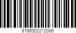 Código de barras (EAN, GTIN, SKU, ISBN): '9788502212008'
