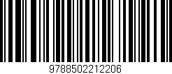 Código de barras (EAN, GTIN, SKU, ISBN): '9788502212206'