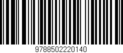 Código de barras (EAN, GTIN, SKU, ISBN): '9788502220140'