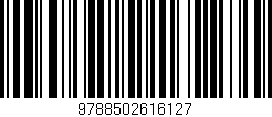 Código de barras (EAN, GTIN, SKU, ISBN): '9788502616127'