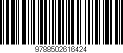 Código de barras (EAN, GTIN, SKU, ISBN): '9788502616424'